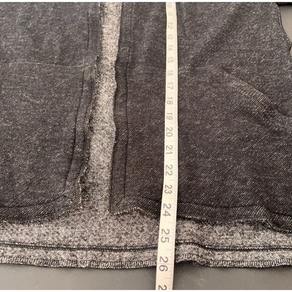 Eileen Fisher Charcoal Melange Knit Wool Blend Kimono Jacket XS - Picture 7 of 7